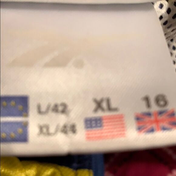 Reebok Vintage  Blue & Yellow Windbreaker Jacket Size XL - Picture 4 of 5